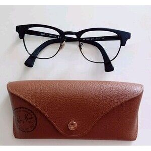 RAY-BAN Eyeglass Frames RB 5294 2077 Matte Black Clubmaster Full Rim 49-21-140